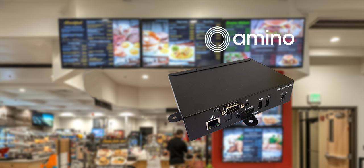Video laden: Digital Signage by Amino