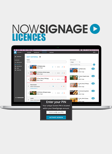 NOW SIGNAGE LICENSE